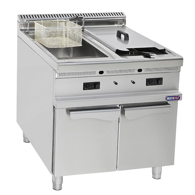 MAYAPAZ M-DFG 890 Fritöz, Gazlı, Dolaplı, 22+22 Lt, 900 Serisi